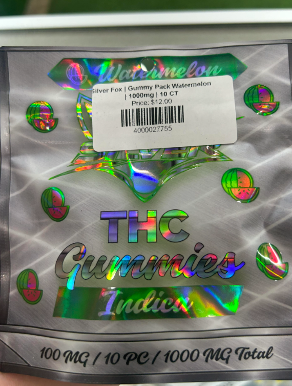 Silver Fox Gummies 1000mg — 100mg per piece